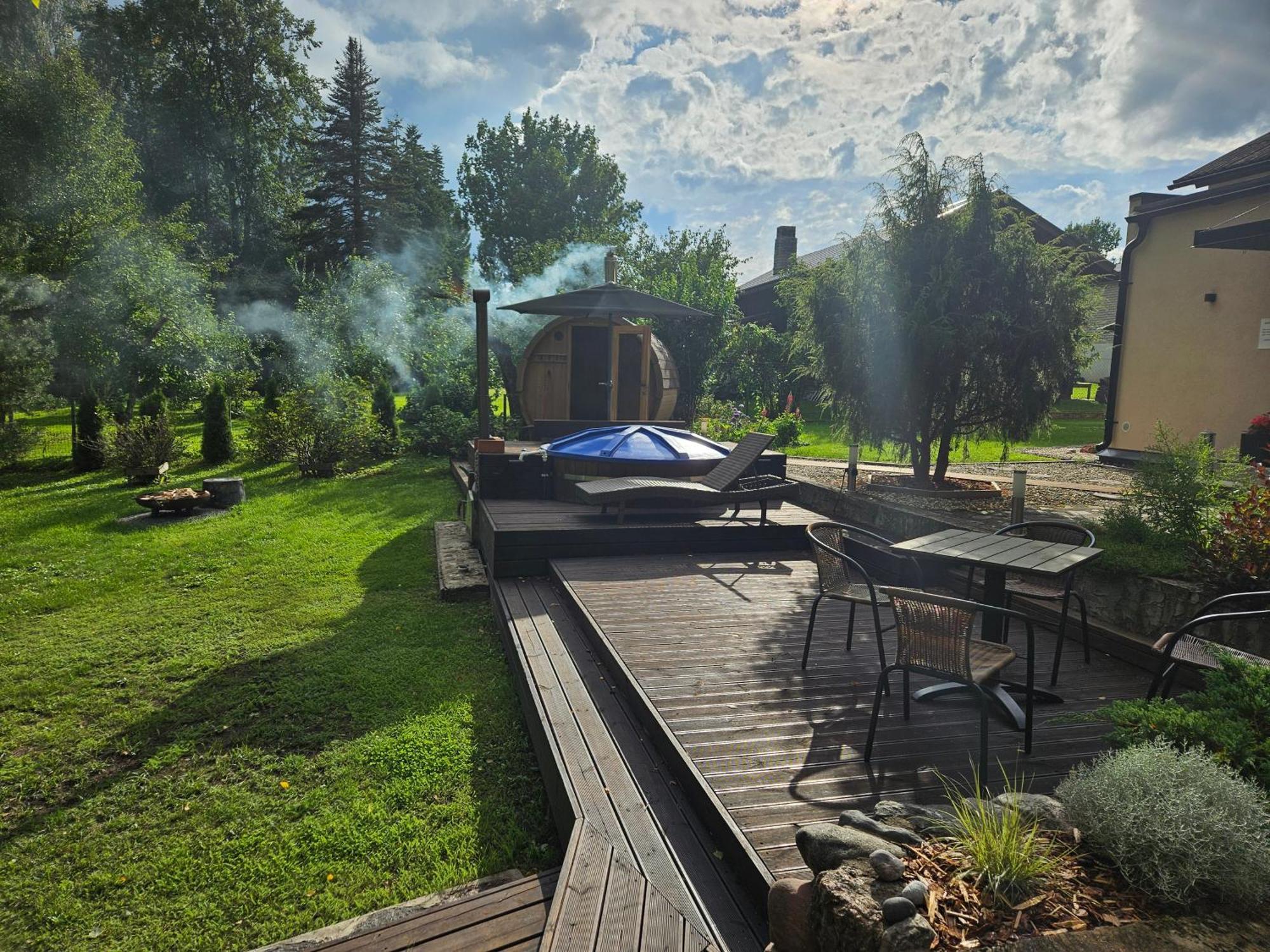 Purde Puhkemaja - Hot Tub L Sauna L Bbq Elva Bagian luar foto